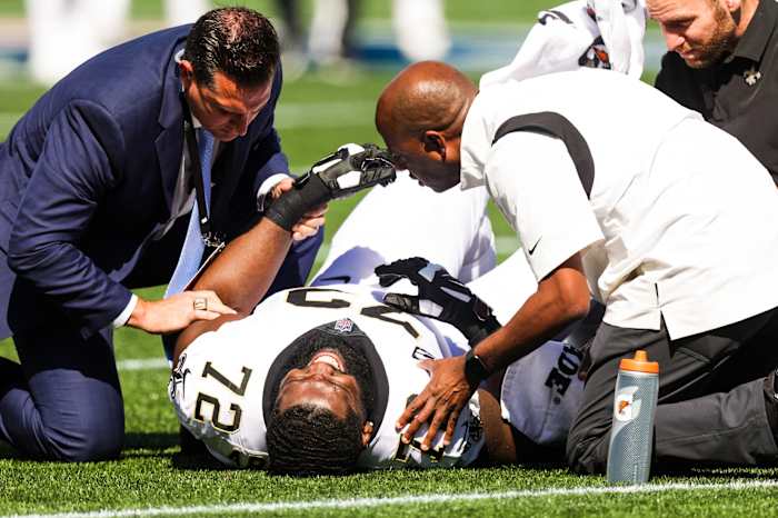 New Orleans Saints offensive tackle Terron Armstead (72)